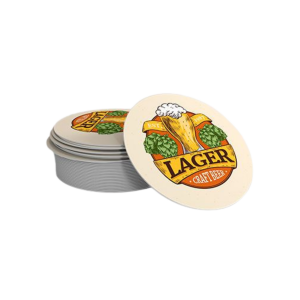 Bolacha de Chopp Personalizado com sua Marca Papel especial absorvente. 85mm 4x0 Sem Enobrecimento Sem Enobrecimento 