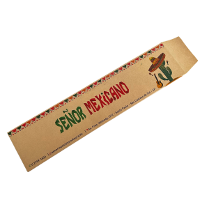 Porta Talher / Hashi Premium Personalizado Papel Kraft ou Offset 27,5x6,5cm 4x0   
